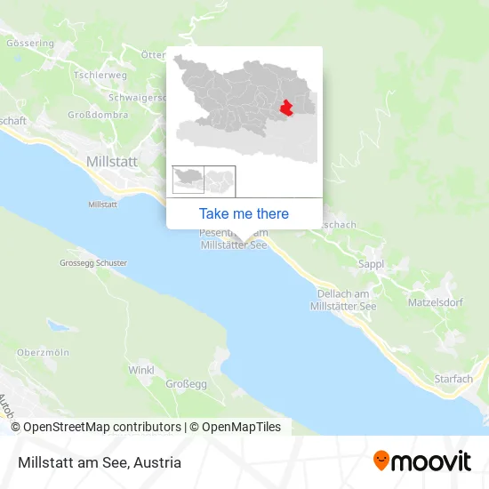 Millstatt am See map