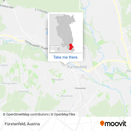 Fürstenfeld map