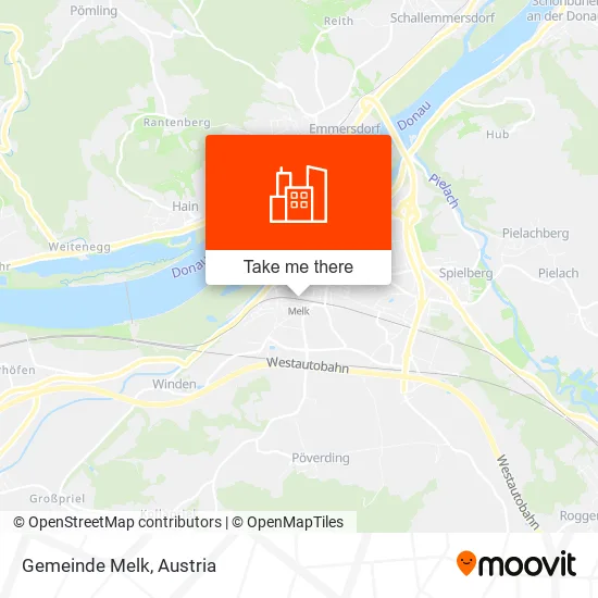 Gemeinde Melk map