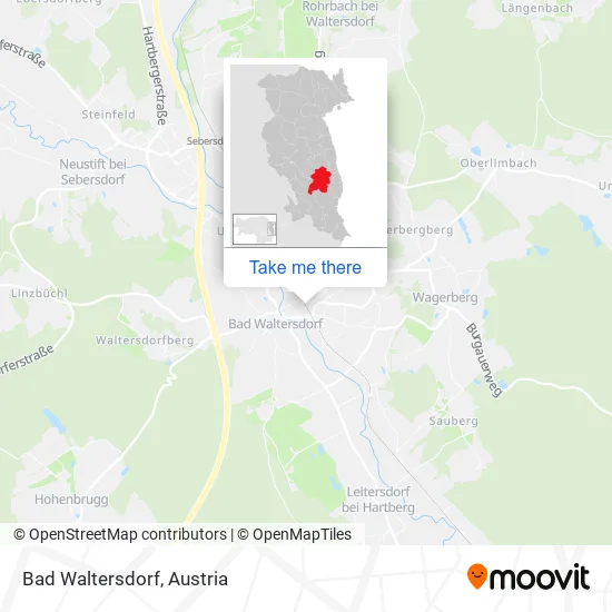 Bad Waltersdorf map