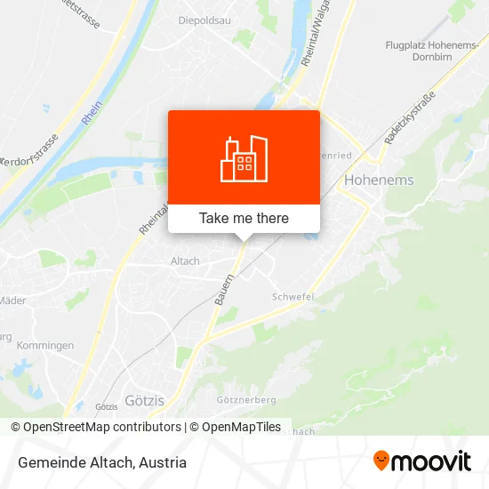 Gemeinde Altach map