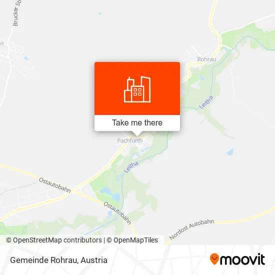 Gemeinde Rohrau map