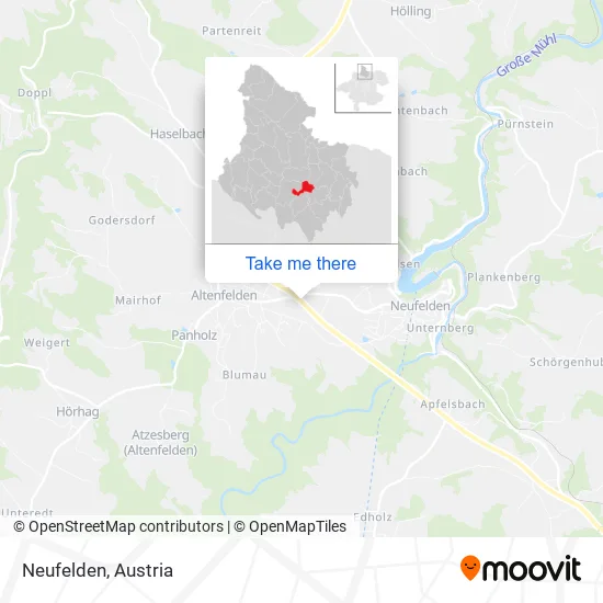 Neufelden map