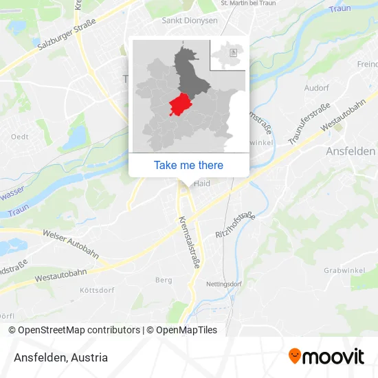 Ansfelden map