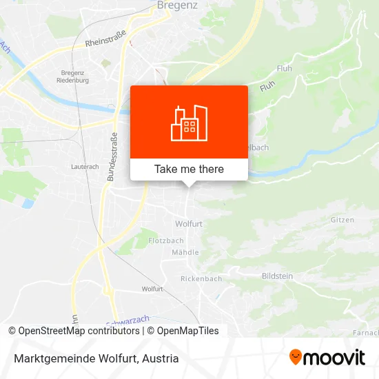 Marktgemeinde Wolfurt map