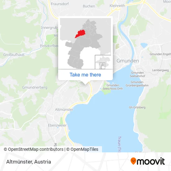 Altmünster map