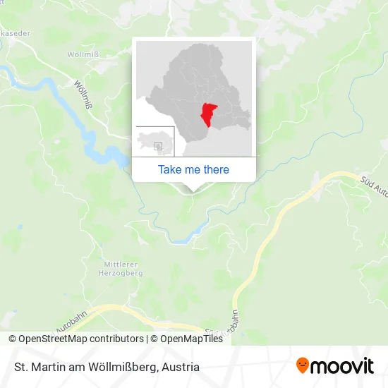 St. Martin am Wöllmißberg map