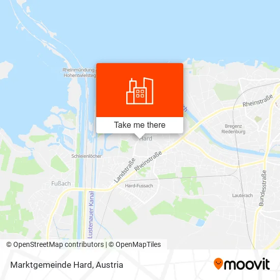 Marktgemeinde Hard map