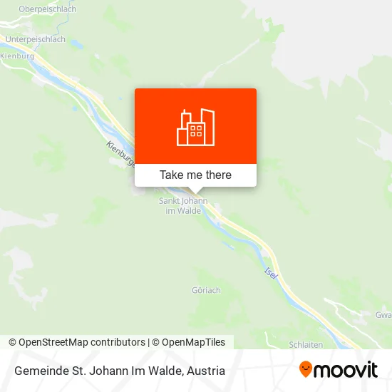 Gemeinde St. Johann Im Walde map
