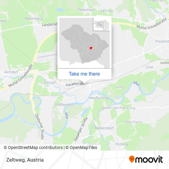 Zeltweg map