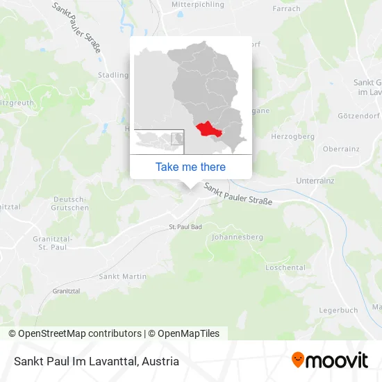 Sankt Paul Im Lavanttal map
