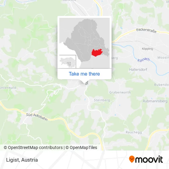 Ligist map