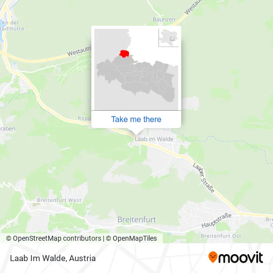 Laab Im Walde map