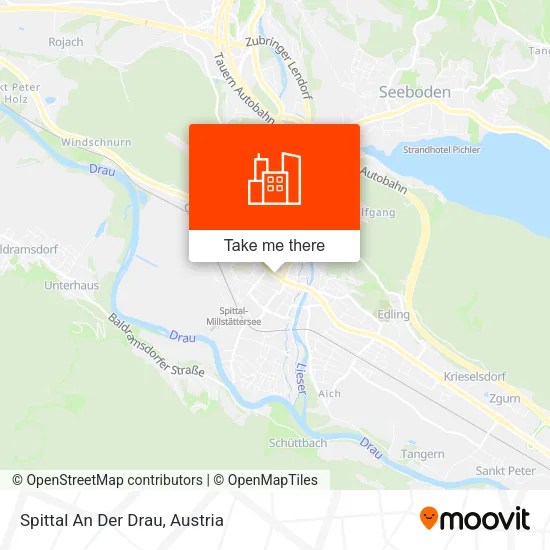 Spittal An Der Drau map