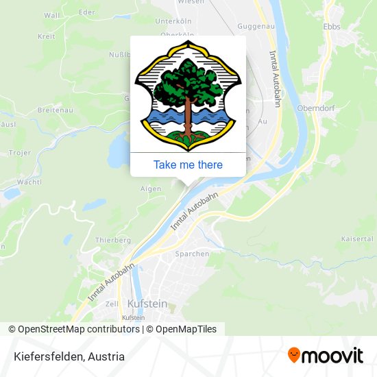 Kiefersfelden map