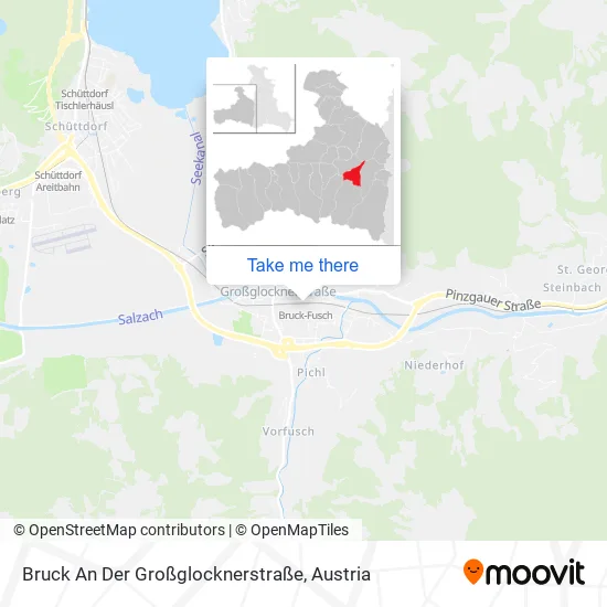 Bruck An Der Großglocknerstraße map