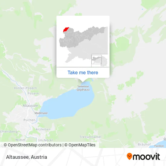 Altaussee map