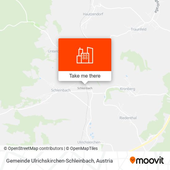 Gemeinde Ulrichskirchen-Schleinbach map
