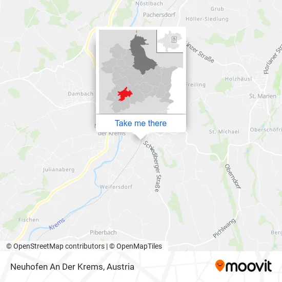 Neuhofen An Der Krems map