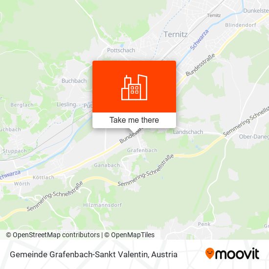Gemeinde Grafenbach-Sankt Valentin map