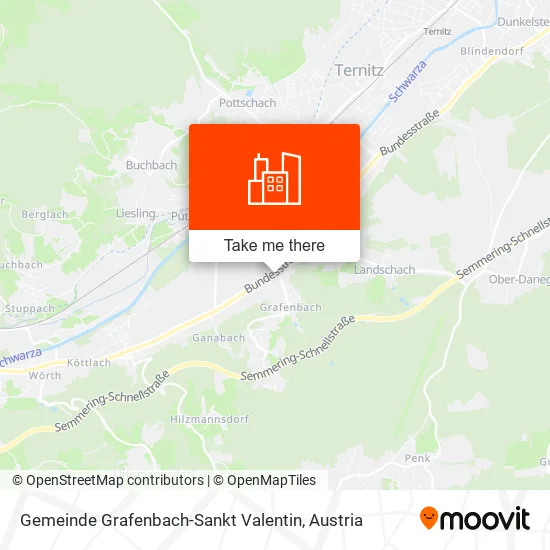 Gemeinde Grafenbach-Sankt Valentin map