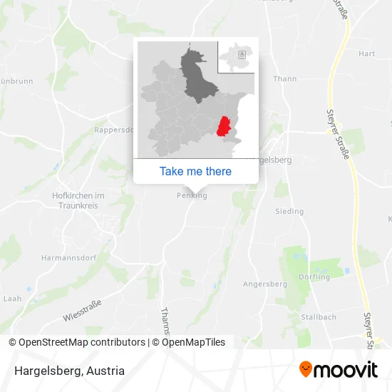 Hargelsberg map