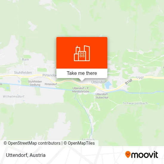 Uttendorf map