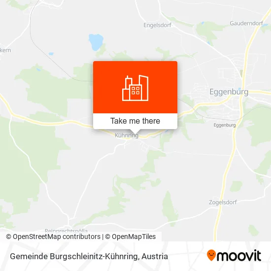 Gemeinde Burgschleinitz-Kühnring map