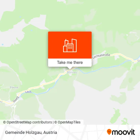 Gemeinde Holzgau map