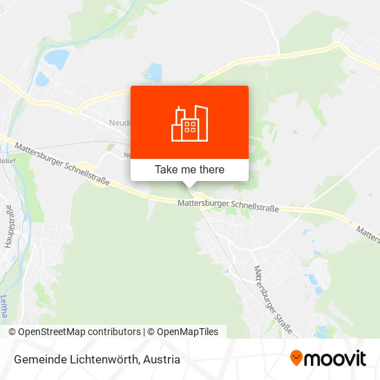 Gemeinde Lichtenwörth map