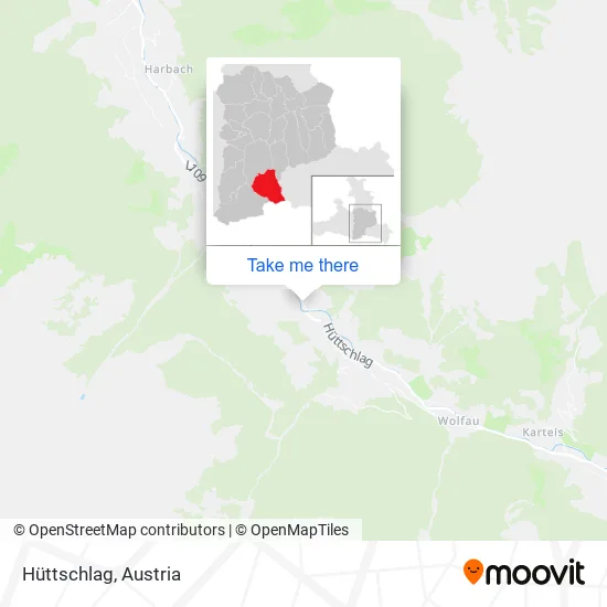 Hüttschlag map