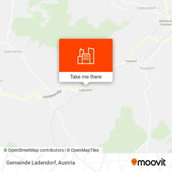 Gemeinde Ladendorf map
