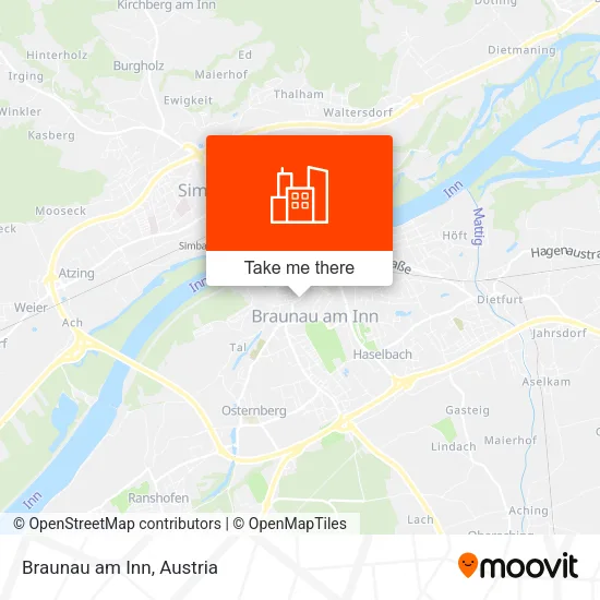 Braunau am Inn map