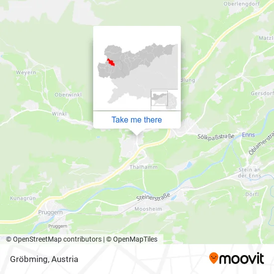 Gröbming map