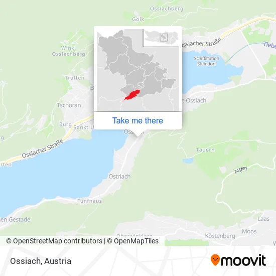 Ossiach map