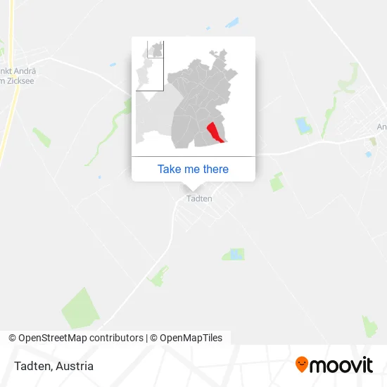Tadten map