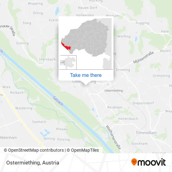 Ostermiething map