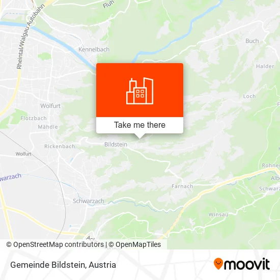 Gemeinde Bildstein map