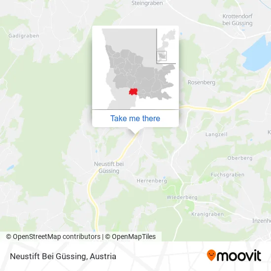 Neustift Bei Güssing map