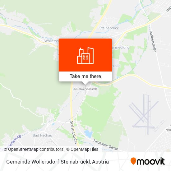 Gemeinde Wöllersdorf-Steinabrückl map