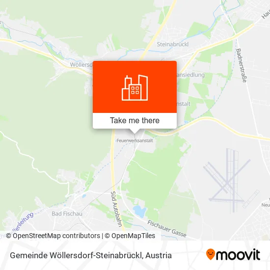 Gemeinde Wöllersdorf-Steinabrückl map