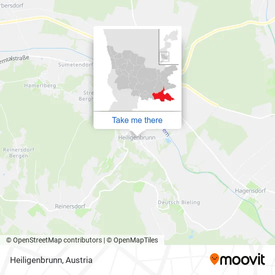 Heiligenbrunn map