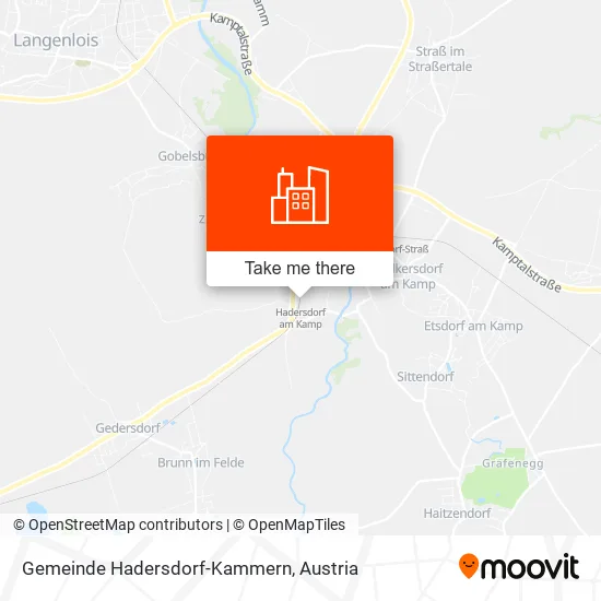 Gemeinde Hadersdorf-Kammern map