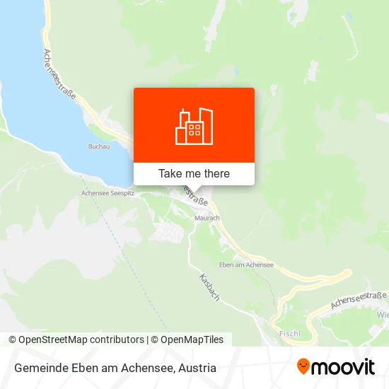 Gemeinde Eben am Achensee map