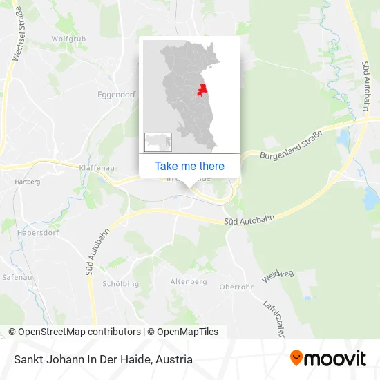Sankt Johann In Der Haide map