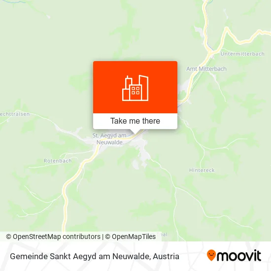 Gemeinde Sankt Aegyd am Neuwalde map