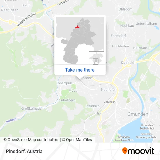 Pinsdorf map