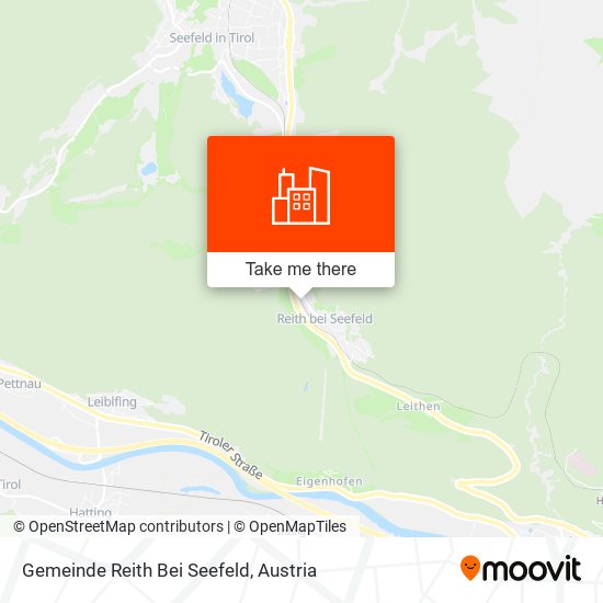 Gemeinde Reith Bei Seefeld map