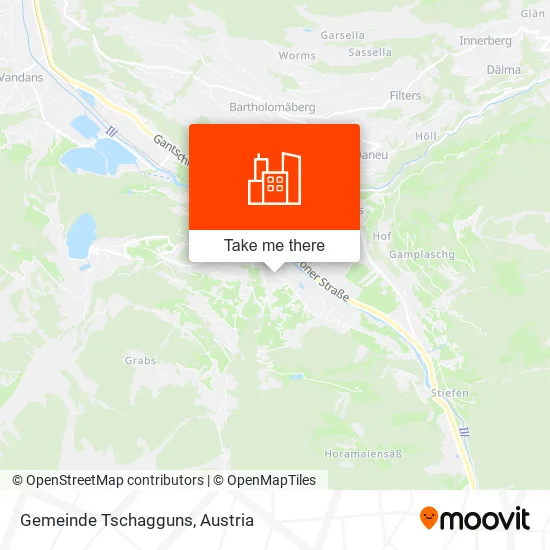 Gemeinde Tschagguns map