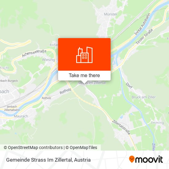 Gemeinde Strass Im Zillertal map